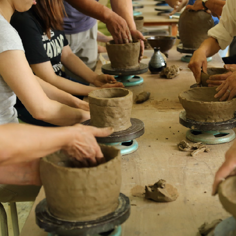 「立杭 陶の郷」の外観