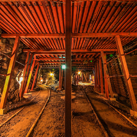 「明延鉱山・探検坑道」の外観