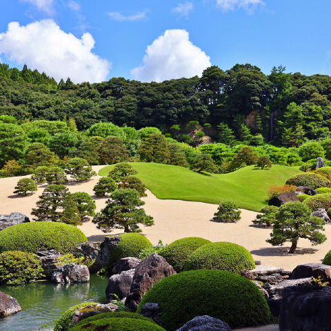 「足立美術館」の外観